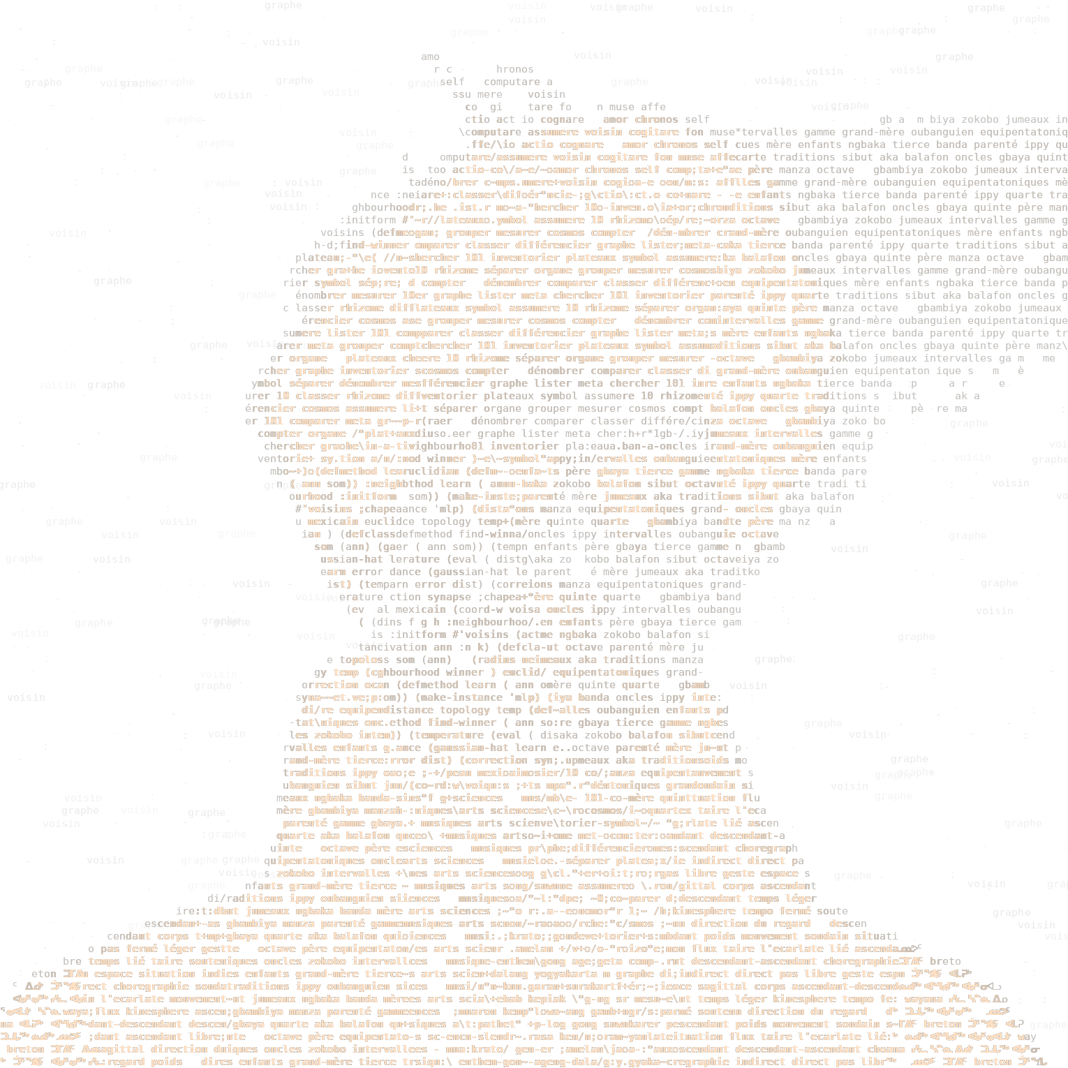 Portrait ASCII de Fred Voisin