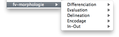 Menu principal